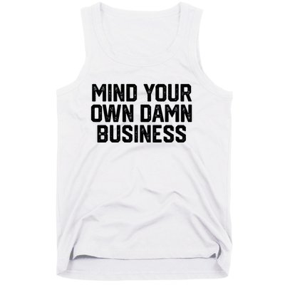 Harris Walz 2024 Mind Your Own Damn Business Tank Top