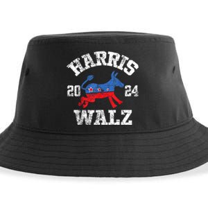 Harris Waltz 2024 Election Kamala Harris Tim Waltz 2024 Sustainable Bucket Hat