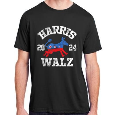 Harris Waltz 2024 Election Kamala Harris Tim Waltz 2024 Adult ChromaSoft Performance T-Shirt