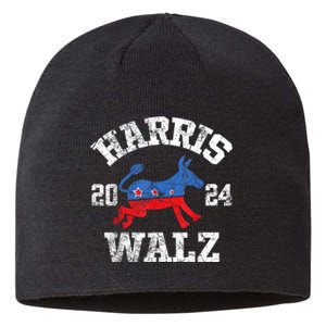 Harris Waltz 2024 Election Kamala Harris Tim Waltz 2024 Sustainable Beanie