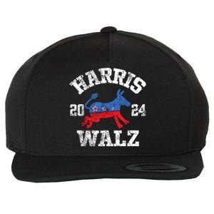 Harris Waltz 2024 Election Kamala Harris Tim Waltz 2024 Wool Snapback Cap