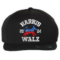 Harris Waltz 2024 Election Kamala Harris Tim Waltz 2024 Wool Snapback Cap