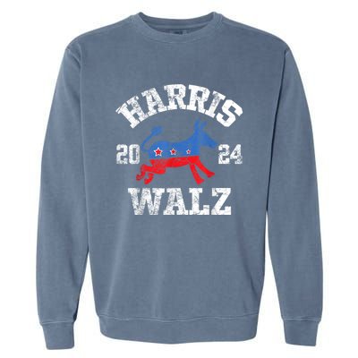 Harris Waltz 2024 Election Kamala Harris Tim Waltz 2024 Garment-Dyed Sweatshirt