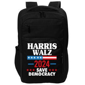 Harris Walz 2024 Save Democracy Impact Tech Backpack