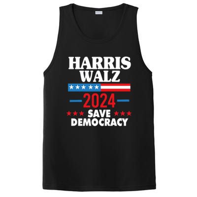 Harris Walz 2024 Save Democracy PosiCharge Competitor Tank