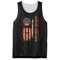 Harris Waltz 2024 Election Were Not Going Back Usa Flag Mesh Reversible Basketball Jersey Tank