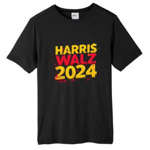 Harris Walz 2024 Typography Vibrant Dynamic Tall Fusion ChromaSoft Performance T-Shirt