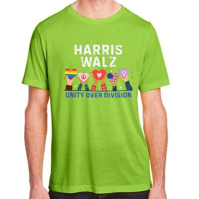 Harris Walz 2024 Unity Over Division Harris Walz 2024 Adult ChromaSoft Performance T-Shirt