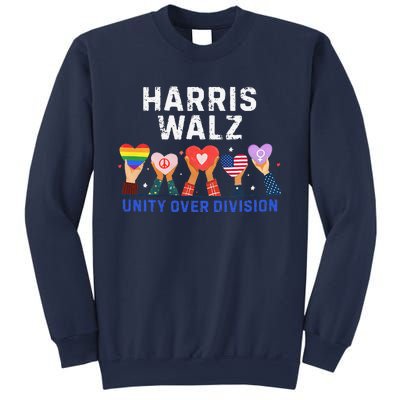 Harris Walz 2024 Unity Over Division Harris Walz 2024 Sweatshirt