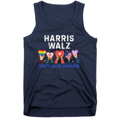 Harris Walz 2024 Unity Over Division Harris Walz 2024 Tank Top