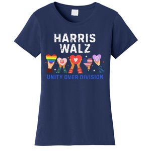 Harris Walz 2024 Unity Over Division Harris Walz 2024 Women's T-Shirt