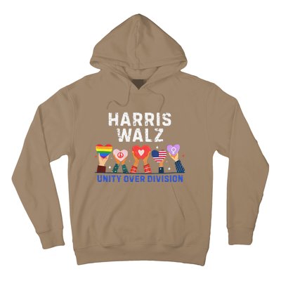 Harris Walz 2024 Unity Over Division Harris Walz 2024 Hoodie