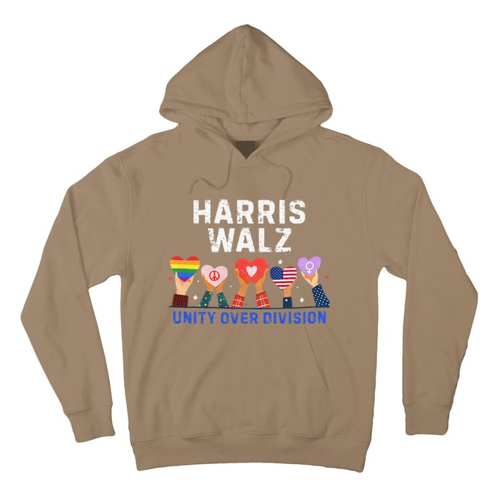 Harris Walz 2024 Unity Over Division Harris Walz 2024 Hoodie