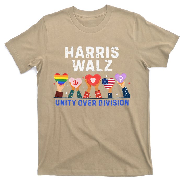 Harris Walz 2024 Unity Over Division Harris Walz 2024 T-Shirt