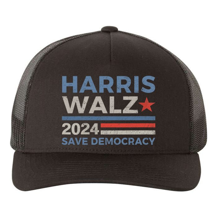 Harris Waltz 2024 Vice President Kamala Harris Tim Walz 2024 Yupoong Adult 5-Panel Trucker Hat