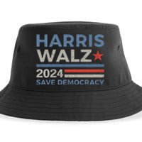 Harris Waltz 2024 Vice President Kamala Harris Tim Walz 2024 Sustainable Bucket Hat