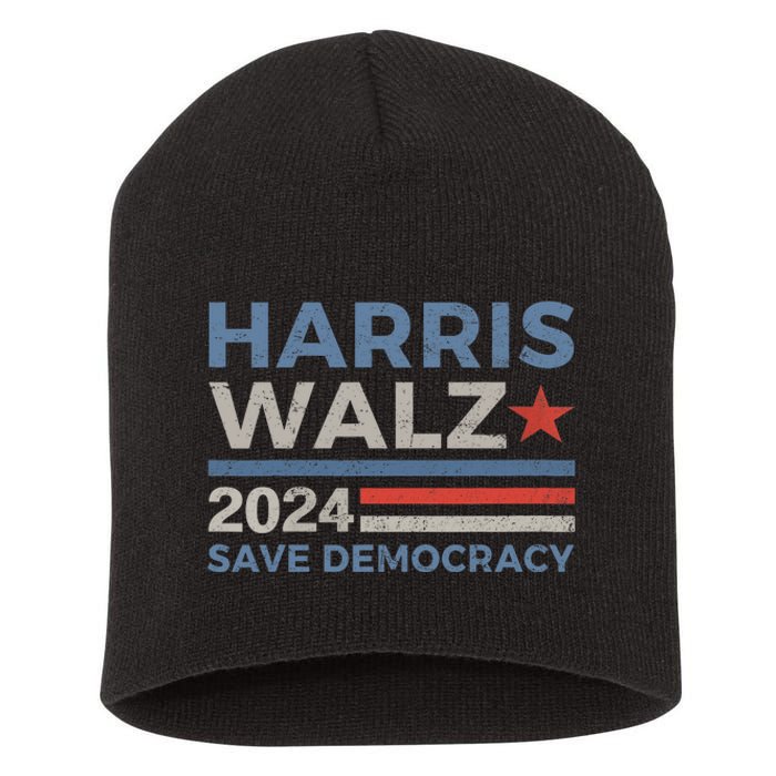 Harris Waltz 2024 Vice President Kamala Harris Tim Walz 2024 Short Acrylic Beanie