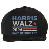 Harris Waltz 2024 Vice President Kamala Harris Tim Walz 2024 Wool Snapback Cap