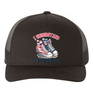 Harris Walz 2024 I Understand The Assignment Chucks And Pearls Gift Yupoong Adult 5-Panel Trucker Hat