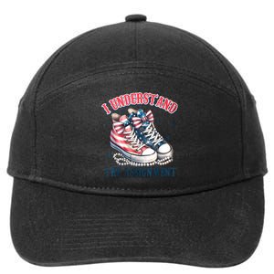 Harris Walz 2024 I Understand The Assignment Chucks And Pearls Gift 7-Panel Snapback Hat