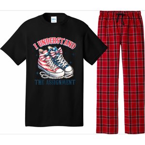 Harris Walz 2024 I Understand The Assignment Chucks And Pearls Gift Pajama Set