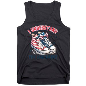 Harris Walz 2024 I Understand The Assignment Chucks And Pearls Gift Tank Top