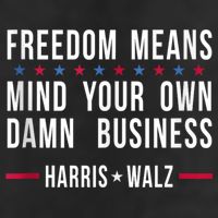 Harris Walz 2024 Mind Your Own Damn Business Cool Comfort Performance Bucket Hat