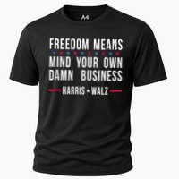 Harris Walz 2024 Mind Your Own Damn Business Performance Shirt