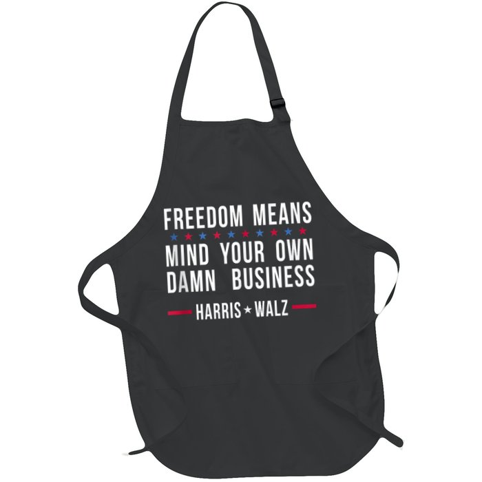 Harris Walz 2024 Mind Your Own Damn Business Apron