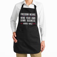 Harris Walz 2024 Mind Your Own Damn Business Apron