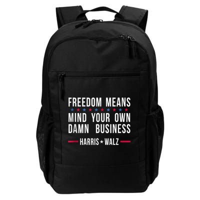 Harris Walz 2024 Mind Your Own Damn Business Backpack
