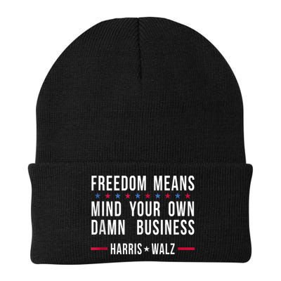Harris Walz 2024 Mind Your Own Damn Business Beanie