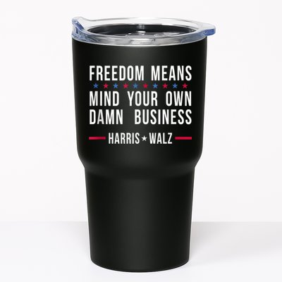 Harris Walz 2024 Mind Your Own Damn Business Tumbler