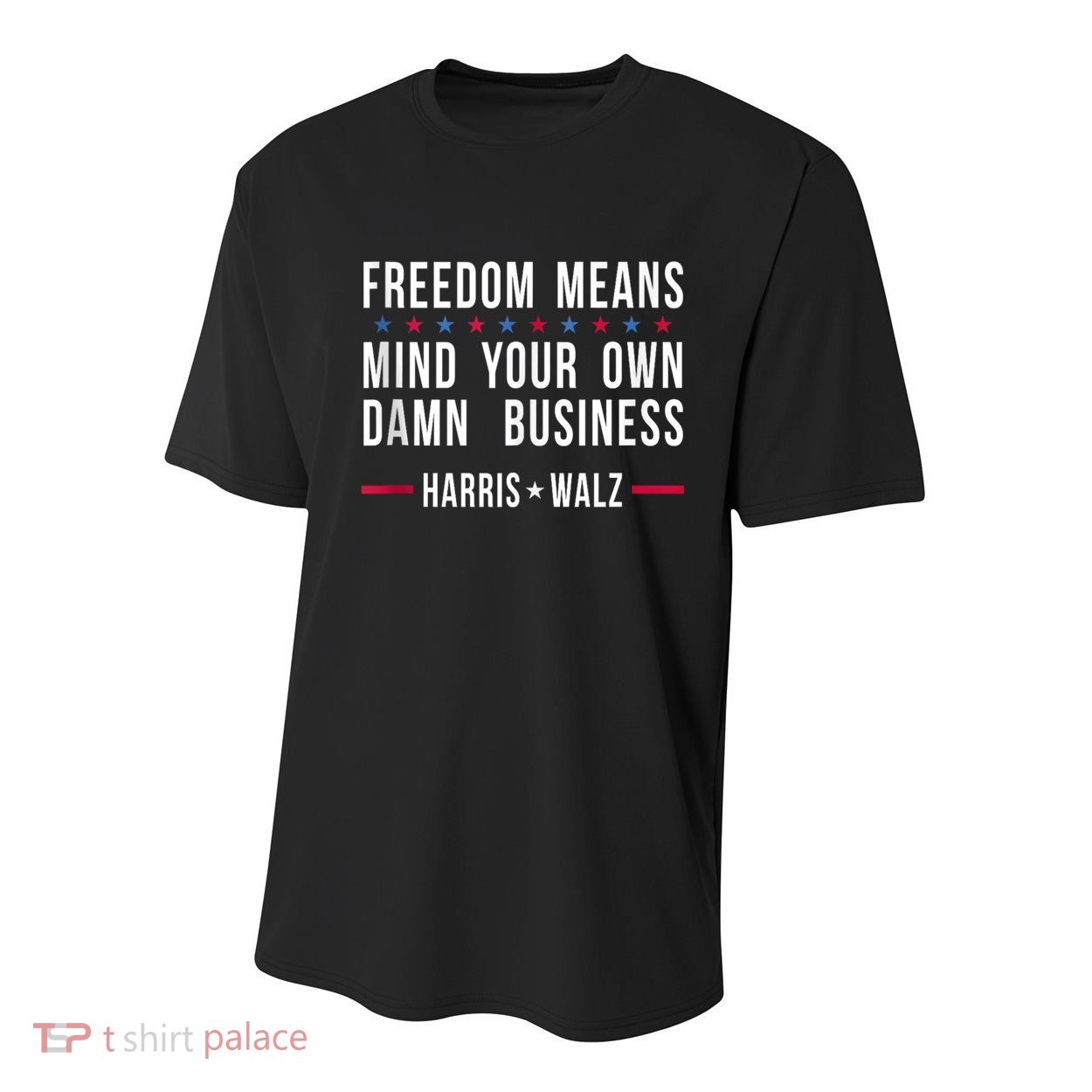 Harris Walz 2024 Mind Your Own Damn Business Youth Performance Sprint T-Shirt