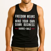 Harris Walz 2024 Mind Your Own Damn Business Tank Top