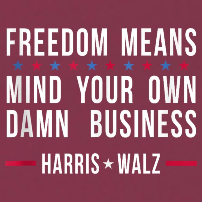 Harris Walz 2024 Mind Your Own Damn Business 16oz Travel Tumbler