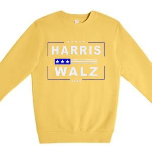 Harris Waltz 2024 President Election Kamala Harris Tim Waltz Premium Crewneck Sweatshirt