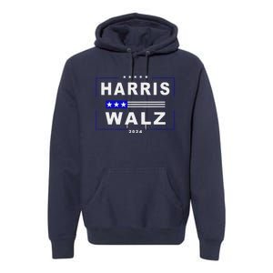 Harris Waltz 2024 President Election Kamala Harris Tim Waltz Premium Hoodie