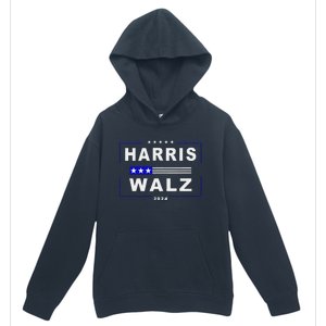 Harris Waltz 2024 President Election Kamala Harris Tim Waltz Urban Pullover Hoodie