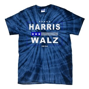 Harris Waltz 2024 President Election Kamala Harris Tim Waltz Tie-Dye T-Shirt