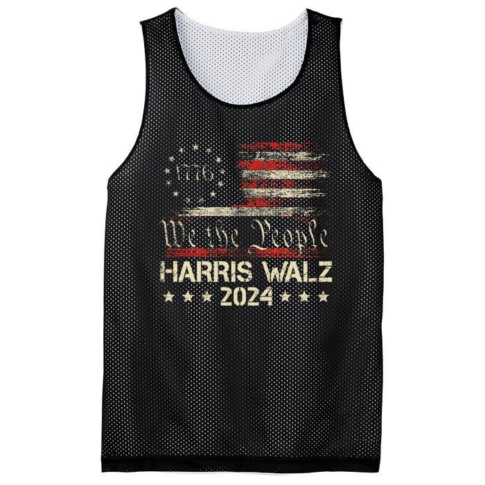 Harris Waltz 2024 Election Kamala Harris Tim Waltz 2024 Mesh Reversible Basketball Jersey Tank