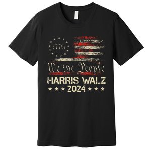 Harris Waltz 2024 Election Kamala Harris Tim Waltz 2024 Premium T-Shirt