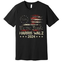 Harris Waltz 2024 Election Kamala Harris Tim Waltz 2024 Premium T-Shirt