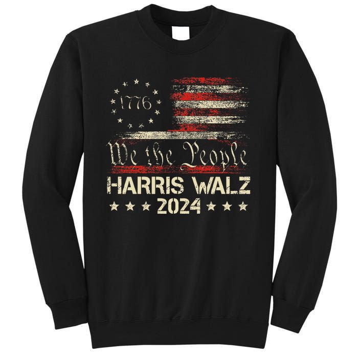 Harris Waltz 2024 Election Kamala Harris Tim Waltz 2024 Tall Sweatshirt