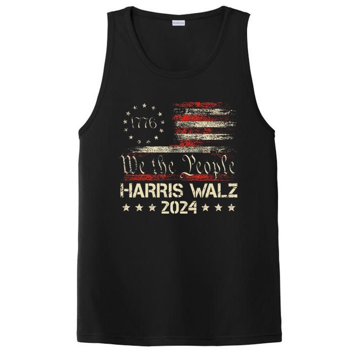 Harris Waltz 2024 Election Kamala Harris Tim Waltz 2024 PosiCharge Competitor Tank