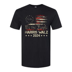 Harris Waltz 2024 Election Kamala Harris Tim Waltz 2024 Softstyle CVC T-Shirt