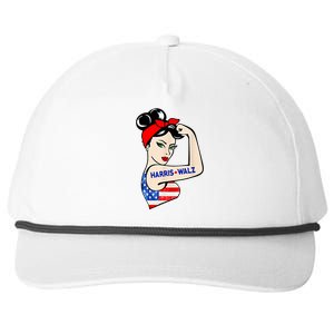 Harris Waltz 2024 Election Female Strong Snapback Five-Panel Rope Hat