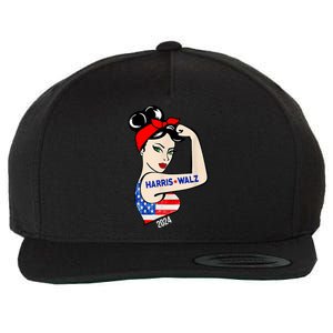 Harris Waltz 2024 Election Female Strong Wool Snapback Cap