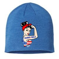 Harris Waltz 2024 Election Female Strong Sustainable Beanie