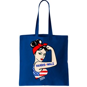 Harris Waltz 2024 Election Female Strong Tote Bag